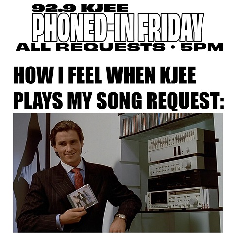 PHONED IN FRIDAY